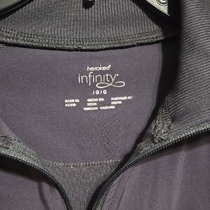 Cherokee Infinity Gray Scrub Jacket, Large